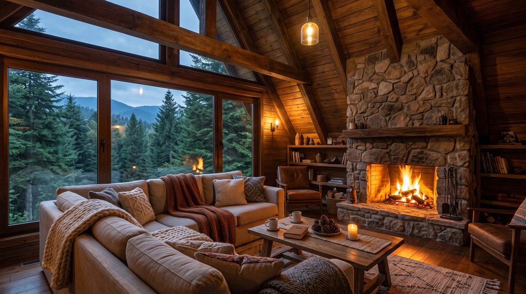 Şömineli Bungalovlar